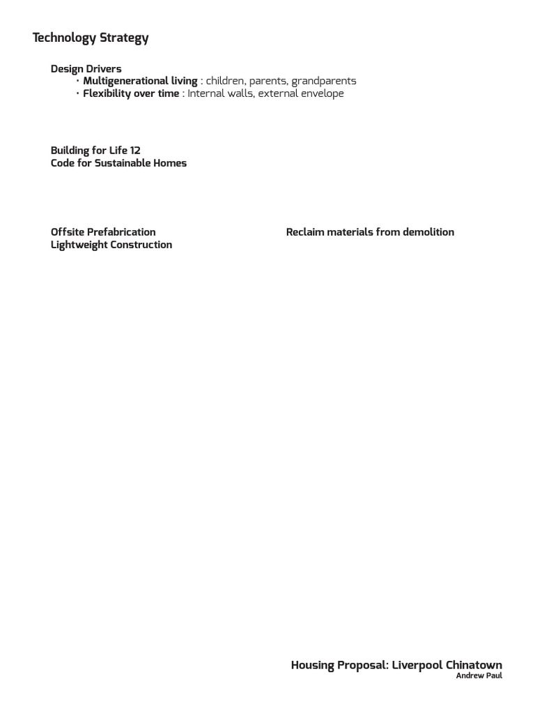 Liverpool Chinatown Housing Plan | PDF