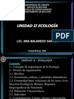 Unidad II Ecologia