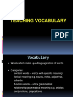 Teaching Vocabulary