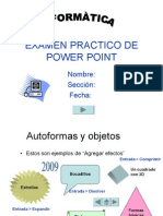 Examen Practico de Power Point