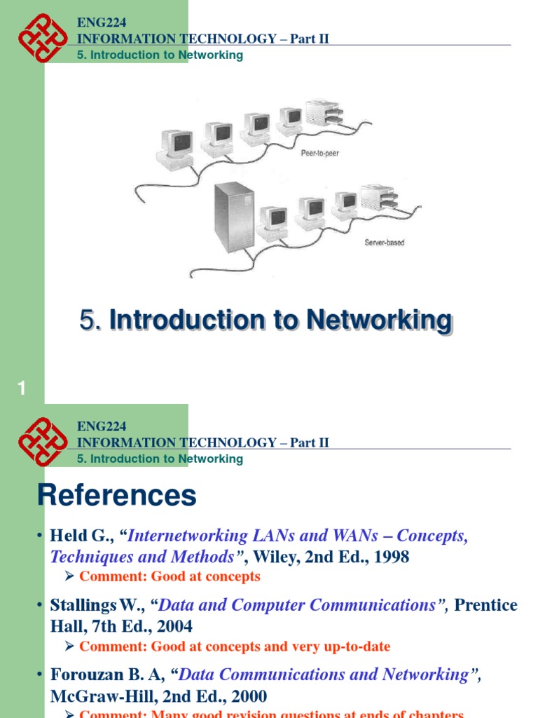 Intro To Networking | PDF