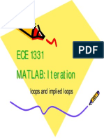 MATLAB Iteration