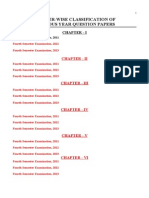 Chapter-Wise Classification of Previous Year Question Papers