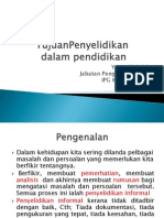 Tujuan Dan Ciri Penyelidikan 1