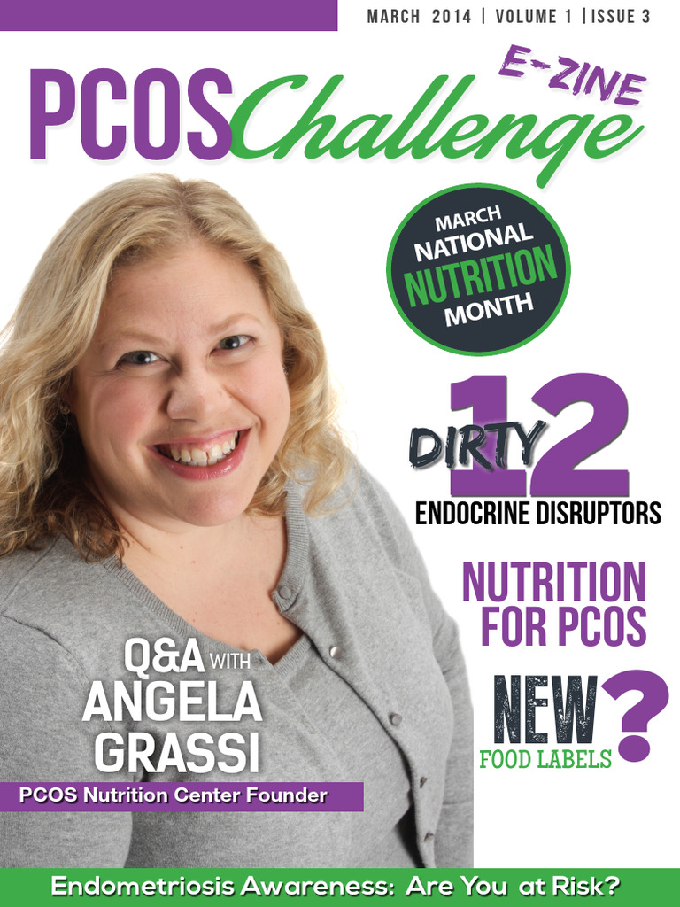 PCOS Challenge EZine March 2014 PDF Polycystic Ovary Syndrome Whole Grain