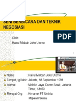 Seni Berbicara Dan Negosiasi