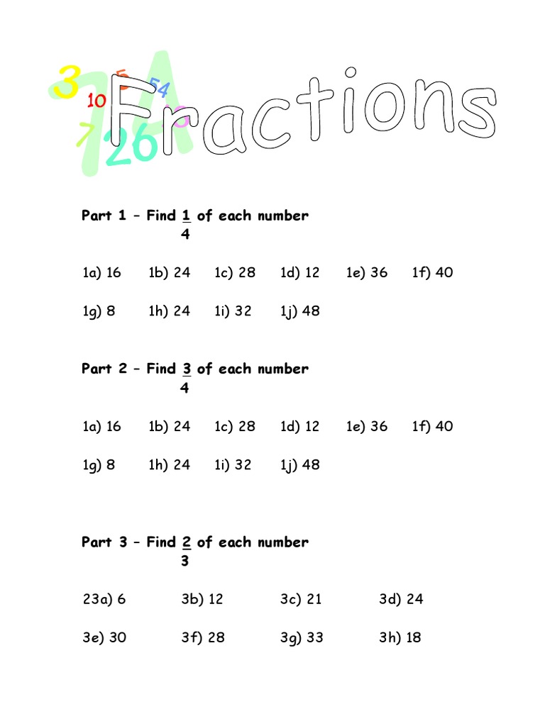 Number Finding Exercise Guide | PDF