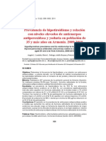 Prevalencia de hipotiroidismo y relación