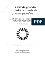 MANUAL para Líderes DE GRUPOS PEQUEÑOS