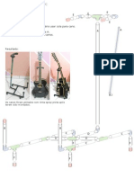 Suporte para Violão de PVC