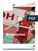 Badminton Design Guide - 2011