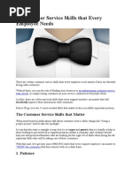 15 Customer Service Skills That Every Employee Needs