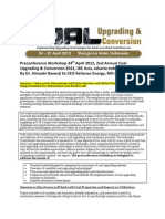 Workshop on Coal Conversion and Upgradation IBC Asia, Jakarta 24th April 2012