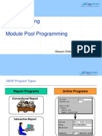 ABAP Training - Module Poolnew