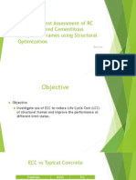 Life-Cycle Cost Assessment of RC and Engineered Cementitous Composite Frames Using Structural Optimization