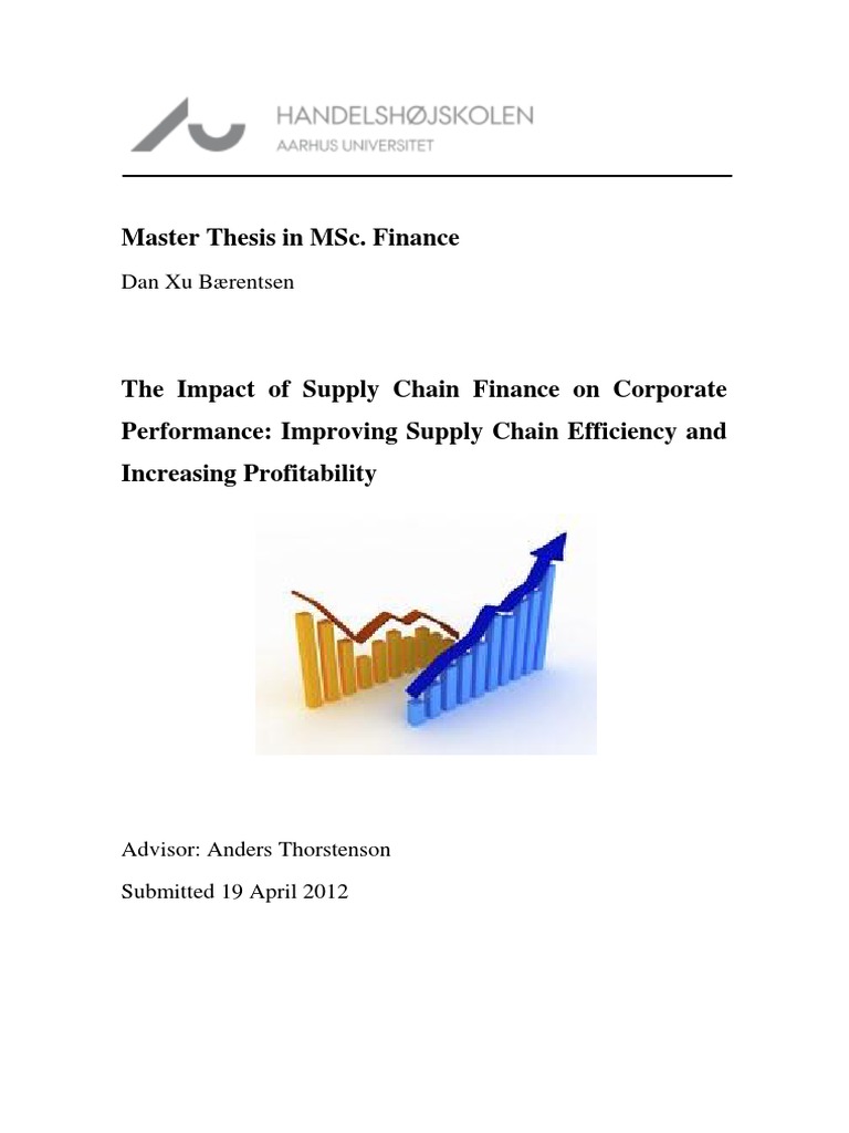 The Impact of Supply Chain Finance On Corporate Performance Improving ...