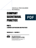 Company Secretarial Practice - Part A