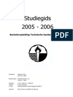 BSC Technische Aardwetenschappen Studiegids TU Delft 2005-2006