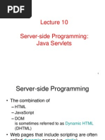 Server-Side Programming: Java Servlets