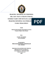 Download PRAKTEK MONOPOLI DI INDONESIAPRA DAN PASCA UNDANG-UNDANGNOMOR 5 TAHUN 1999 TENTANG LARANGANPRAKTEK MONOPOLI DAN PERSAINGANUSAHA TIDAK SEHAT by Akhmad Fikri Yahmani SN212219117 doc pdf