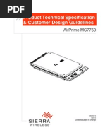 Product Technical Specification & Customer Design Guidelines