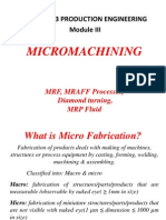 Micro Machining-Module 3