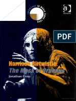 Harrison Birtwistle Mask of Orpheus
