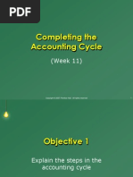 Week11-Completing The Accounting Cycle