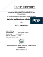 Project Report: Bachelor's of Business Administration