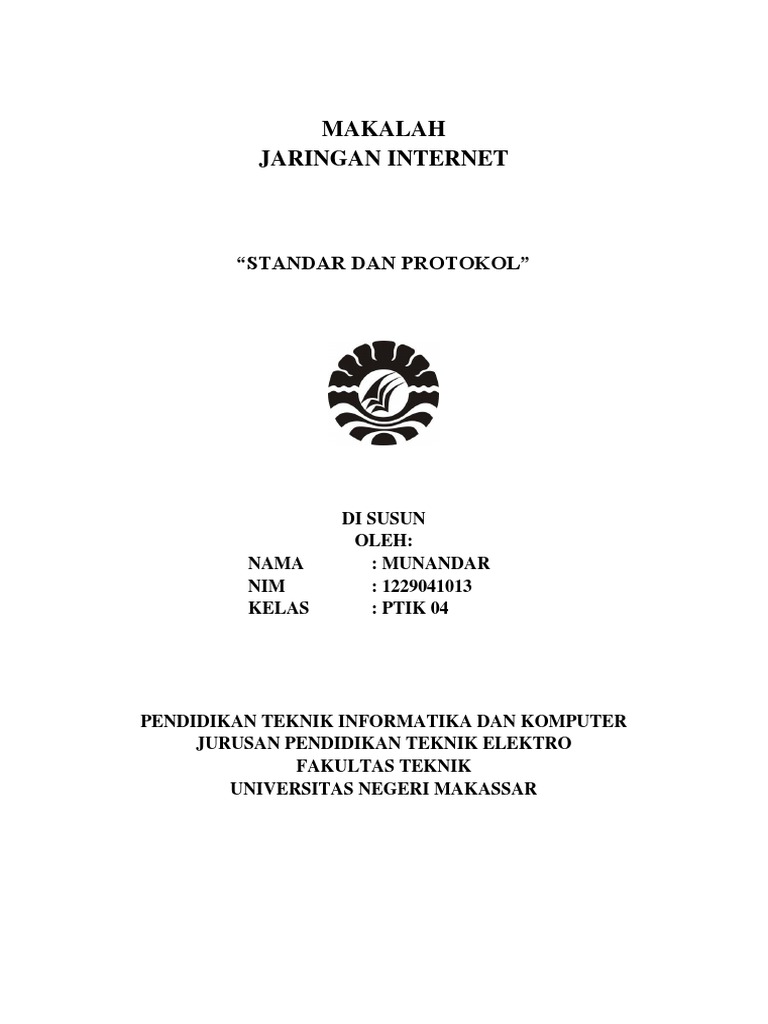 Standar dan Protokol Jaringan Internet | PDF | Teknologi & Rekayasa