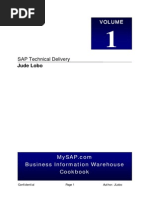 MySAP BW Cookbook Vol 1