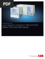 Line Distance Protection Rel670 650