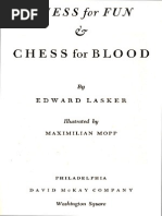 Edward Lasker - Chess For Fun & Chess For Blood (1st Edition, 1942)