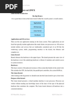 Module 20: More On LINUX: Linux Kernel Architecture The Big Picture