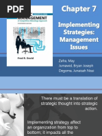 Strategic Management: Strategy Implementation