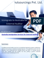 Immigrate to Australia for External Auditor