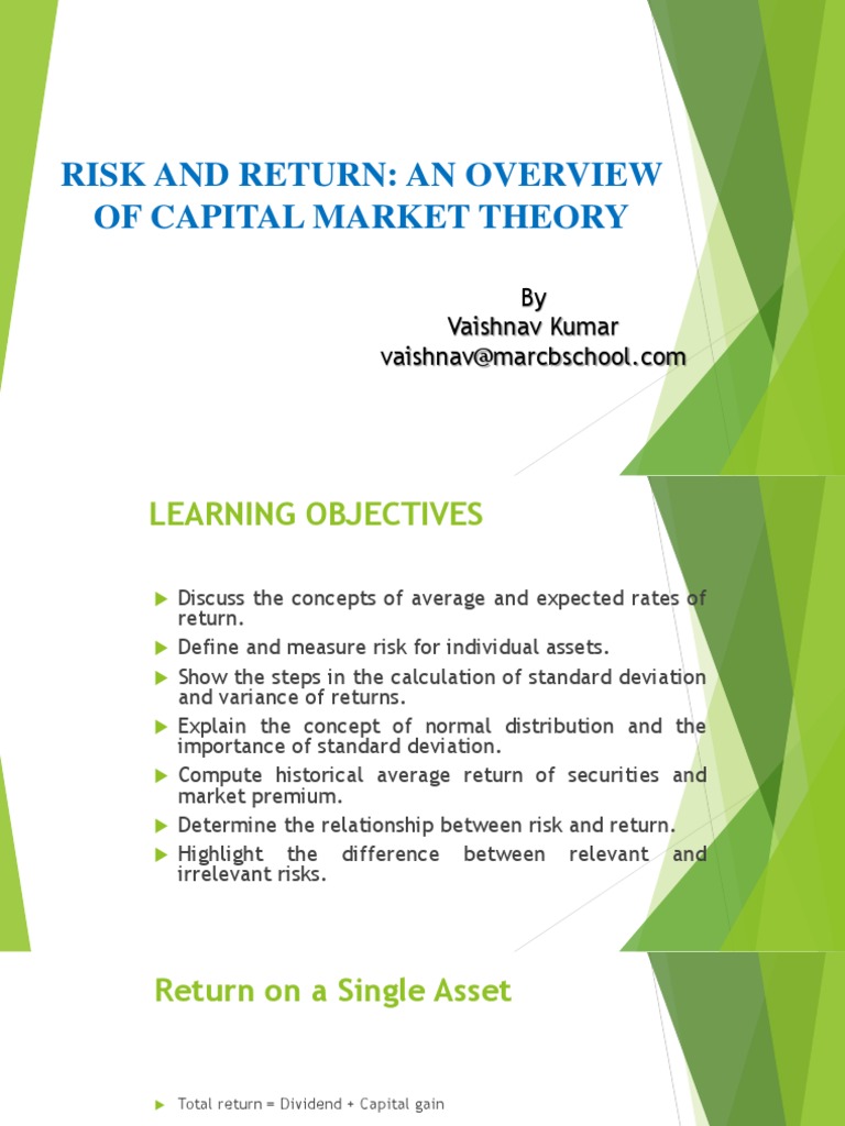 risk return theory