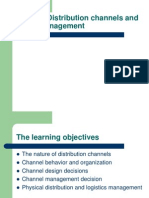 Chapter 8 Distribution Channels and Logistics Management