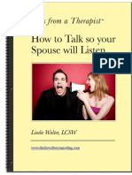 How To Talk So Your Spouse Will Listen