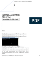 Kumpulan Daftar Perintah Command Prompt