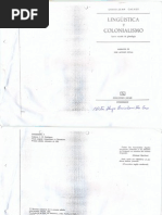Calvet Louis Jean Linguistica Y Colonialismo Breve Tratado De Glotofagia Colonialismo Linguistica