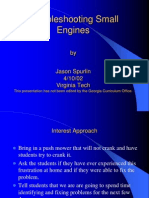 Troubleshooting Small Engines: This Presentation Has Not Been Edited by The Georgia Curriculum Office