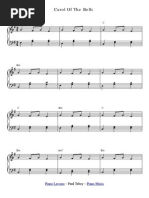 Carol of the Bells Sheet Music