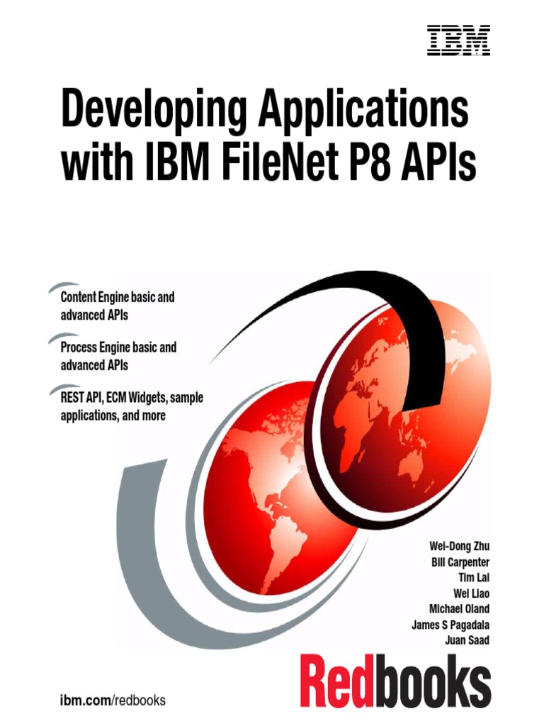 Developing Applications With Ibm Filenet P8 Apis: Front Cover | PDF ...