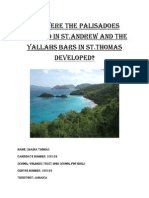 How Were The Palisadoes Tombolo in ST - Thomas Developed