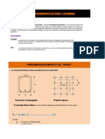 Predimencionamiento de Vigas