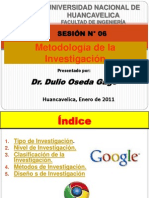 - SESION N° 06 - METODOLOGIA DE LA INVESTIGACION