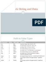 3C#-Numeric String and Data