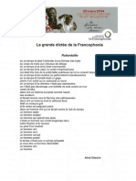 La Grande Dictée de La Francophonie