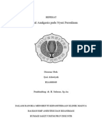 Neuraxial Analgesia Pada Nyeri Persalinan